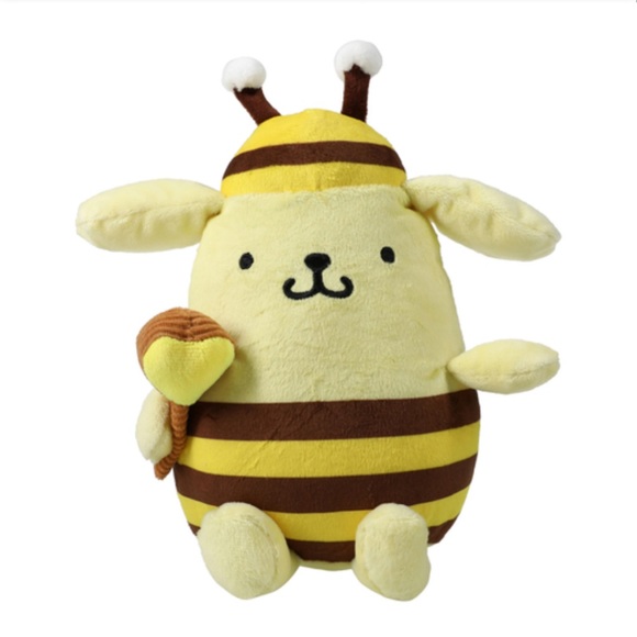 New Pompompurin Plush in‎ Bee Costume Adorable 10” Hello Kitty Dog Friend - Picture 1 of 5